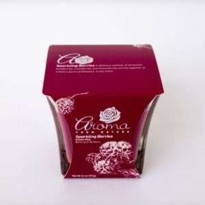Aroma From Nature Sparkling Berries 2 Wick Candle